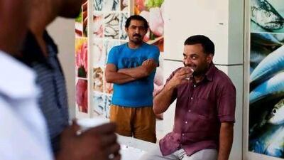 Indian labourer Harvinder Singh, in purple, is the kind of worker who would benefit from a new pension scheme being introduced by the Indian government.