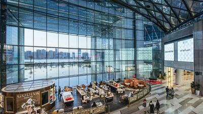 Rendering of the Galleria Al Maryah Central, a 2.3 million-square-foot super-regional shopping centre located at the core of Al Maryah Island in Abu Dhabi. Courtesy Gulf Related