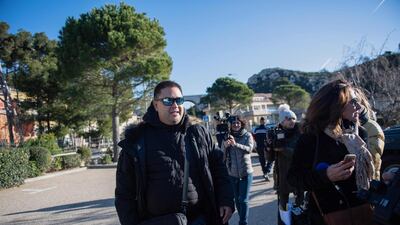 French citizens leave a resort near Marseille on February 14, 2020 after a 14-day quarantine following their repatriation from Wuhan, the epicentre of the coronavirus outbreak in China. AFP