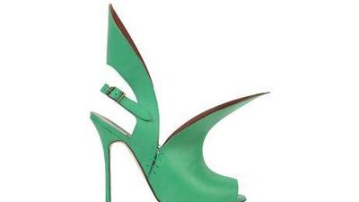 Manolo Blahnik Antinou shoes. Courtesy Harvey Nichols