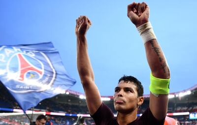 Paris Saint-Germain's Thiago Silva might just make the Brazil bench in the 2018 tournament. Franck Fife / AFP