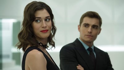 Lizzy Caplan and Dave Franco in Now You See Me 2. Courtesy Lions Gate / Everett / REX / Shutterstock