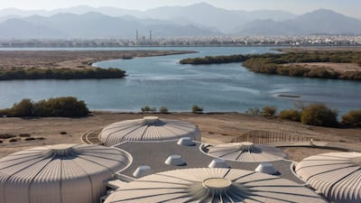 Khor Kalba Turtle and Wildlife Sanctuary in Sharjah by Hopkins Architects is on the shortlist. Photo: Hopkins Architects
