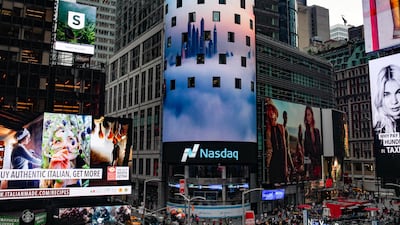 Nasdaq Dubai will feature the trailer of AWAKEN, the new feature documentary movie directed by acclaimed cinematographer and time lapse pioneer Tom Lowe, on the Nasdaq Tower screen in Times Square, New York. Courtesy Dubai Media Office