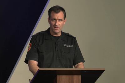 Chief Fire Officer Paul Brown said they planned to search through the night for survivors. PA