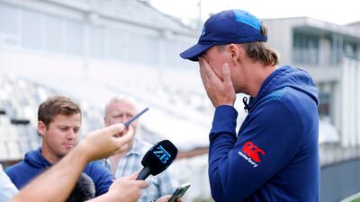 New Zealand bowler Blair Tickner got emotional while talking about Cyclone Gabrielle after it destroyed his home town. Getty
