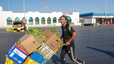 The Abu Dhabi Fruit and Vegetable market. Victor Besa / The National