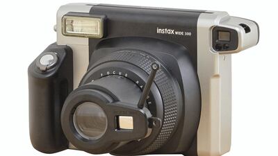 300 Instax wide camera, Dh524, Fujifilm at Namshi. Courtesy Namshi