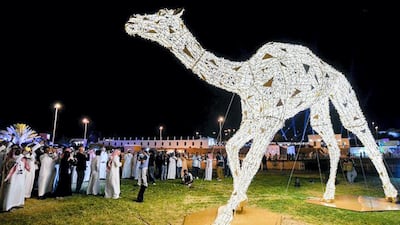 World’s largest camel model breaks another Saudi festival record. Supplied image