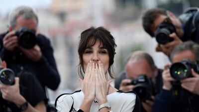 Paz Vega poses during a photocall for "Rendez-vous with… Sylvester Stallone' and 'Rambo V : Last Blood" at the 72nd edition of the Cannes Film Festival. Photo: AFP/Christophe Simon