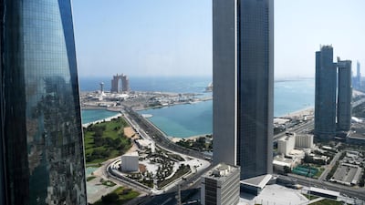 A view of the seafront promenade along the Corniche in Abu Dhabi. AFP