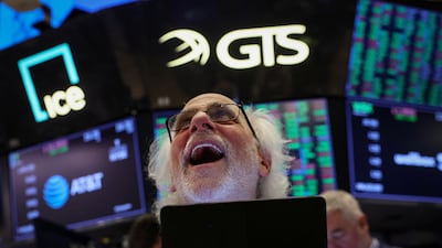 Traders work on the floor at the New York Stock Exchange. Reuters