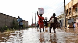 Rising urbanisation in Africa means more people are affected by floods. AFP