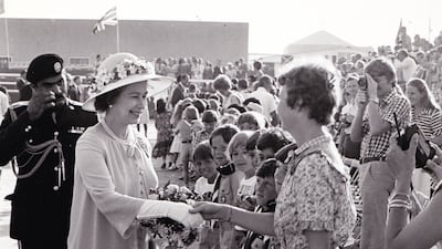 Thirty one years after Queen Elizabeth's first visit, the school performed a music recital in her presence in Abu Dhabi in 2010.