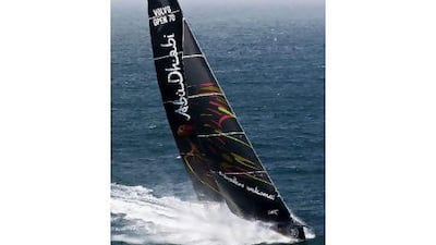 Azzam is the pride of the Abu Dhabi Ocean Racing Team. Courtesy ADTA