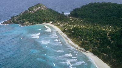 Few holiday locations are as exclusive as the private resort North Island, above, in the Seychelles. Getty Images