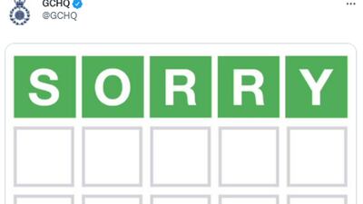 The UK intelligence agency teased the head of M16 on Twitter after he voiced his annoyance at people who post their Wordle results online. PA