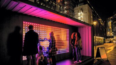 'Action Reaction 2.0' invites visitors to make their own patterns