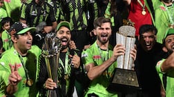 Lahore Qalandars after winning the 2025 Pakistan Super League. AFP