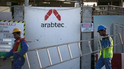 The first job for Arabtec is building around 125,000 square metres of luxury apartments across two 30-storey residential towers in Dubai’s Business Bay. Silvia Razgova / The National