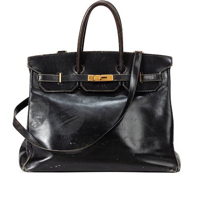 The first Hermes Birkin bag sold for $10 million. Photo: Sotheby's