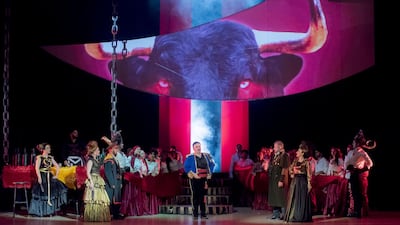 In addition to it being the first-ever staging of Carmen in the emirate, the show marks the UAE debut performance of the company from Yerevan. Courtesy Dubai Opera