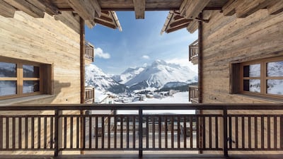 Chalet N in Oberlech, Austria. Photo by Klaus Lorke