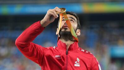 Mohamed Al Hammadi's gold medal was just one of seven won by UAE athletes at the Paralympics. Friedemann Vogel / Getty Images