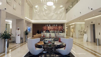 Above, the lobby of the newly established Royal Continental Hotel. Jeffrey E Biteng / The National