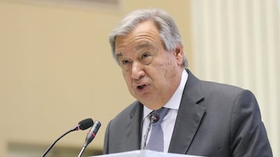 United Nations Secretary-General Antonio Guterres. EPA