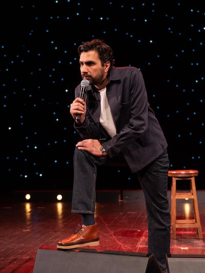 Abu Diab performed for the first time at a small show in Sweden. Photo: Alaa Abu Diab