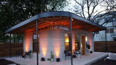 A 3D Printed Home by Icon. The home is a single storey, 650-square-foot house, made out of cement in only 12 to 24 hours, and it was unveiled at SXSW.
