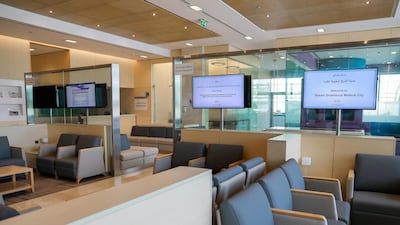 A women's only waiting area at the hospital. Victor Besa / The National