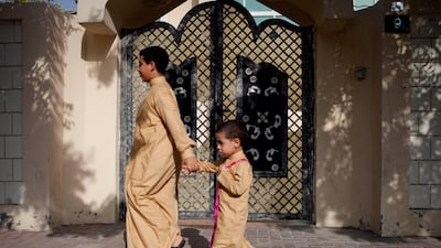 The tradition is celebrated throughout the Gulf nations and is known by different names, including Shaabaniya in Abu Dhabi, Gergi’an in Kuwait, Garga’on in Bahrain and Elgarangasho in Oman.