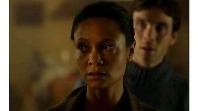 Thandi Newton and Cillian Murphy in Retreat.