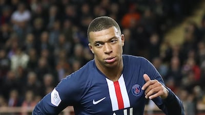 Paris Saint-Germain's French forward Kylian Mbappe's value has dropped from £200m to £180m. AFP