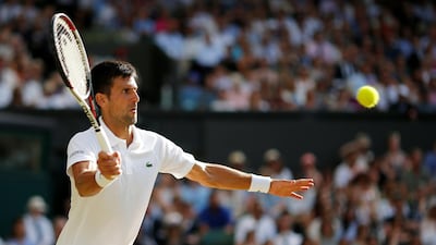 Novak Djokovic arrives in Abu Dhabi for the Mubadala World Tennis Championship this week having not played since Wimbledon in July. Andrew Couldridge / Reuters