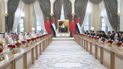 Talks commence. Crown Prince Court - Abu Dhabi