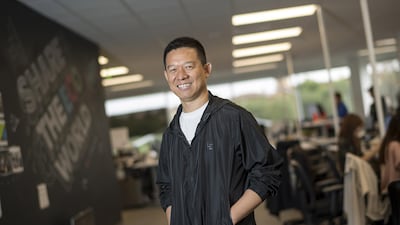 Jia Yueting, chief executive officer of LeEco Global Group, at the company's headquarters in San Jose, California. David Paul Morris / Bloomberg