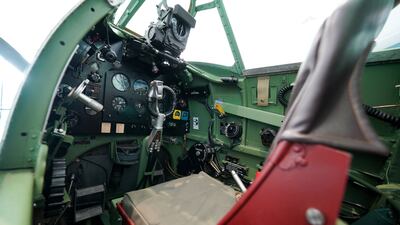 The plane has been fully restored in a two-year project by experts in Kent. PA