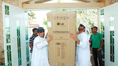 Takatof volunteers working with the Emirates Foundation, will repair, renovate and decorate the homes of 21 disadvantaged families across the UAE during the holy month. Courtesy Takatof