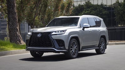 The revamped Lexus LX600 starts at Dh495,000. Photo: Lexus