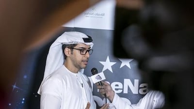 Mohammed Al Otaiba, Editor-in-Chief of The National, at the launch of The National Space Programme in Abu Dhabi. Silvia Razgova for The National