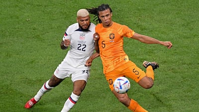 Nathan Ake 7 - Left of the central three, he did well – starting with getting back to head away a seventh minute USA attack. AFP