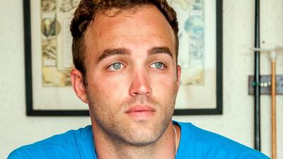 Graham Vance at his home in Port Elizabeth, South Africa. Mark West for The National