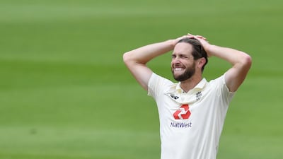 England bowler Chris Woakes. AFP
