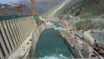 Several hundred metres underground, thousands of labourers grind away day and night on a mammoth hydroelectric project in contested Kashmir, where India and Pakistan are racing to tap the subcontinent's diminishing freshwater supplies. AFP