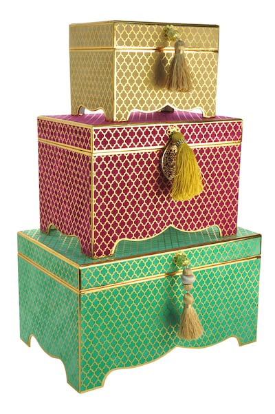 Forrey & Galland offers its treats in decorative boxes.
