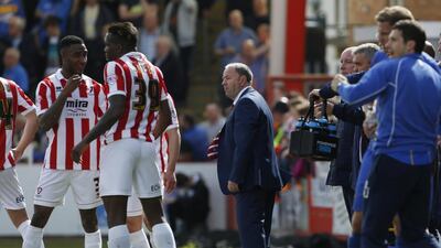 Cheltenham Town manager Gary Johnson's side have been assured relegation from League Two, potentially leaving Gloucestershire without a team in the Football League. Julian Herbert / PA Wire / April 25, 2015