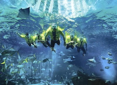 Aquamania Summer Camp, at Atlantis The Palm hotel in Dubai, offers plenty of activities but will set parents back Dh2,500 per week. Courtesy Atlantis The Palm